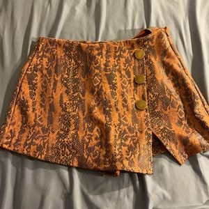 Snake Skin Skort